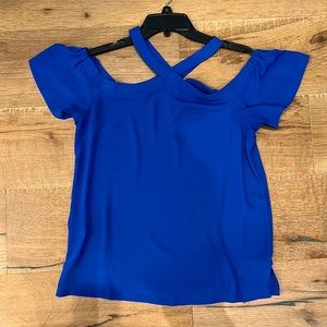 Flattering Royal Blue Spring Top